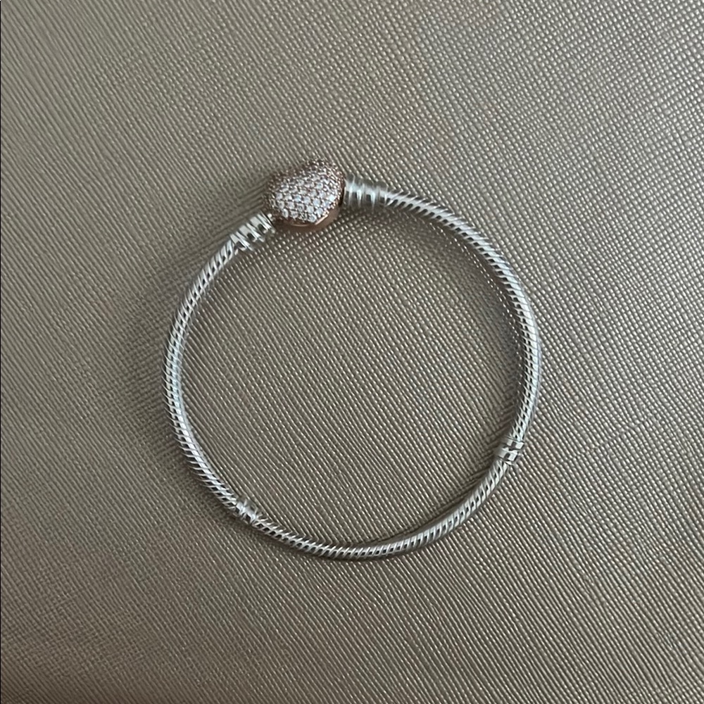Pandora Silver and Gold Charm Bracelets